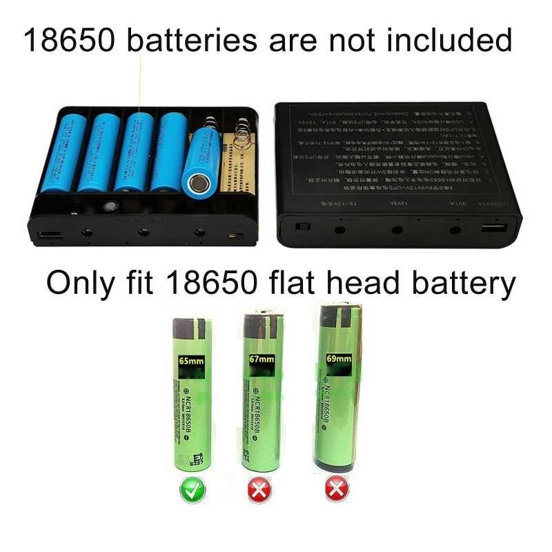 Безперебійник (UPS) для роутера на 6 акумуляторів 18650, 12V 3A (36W)