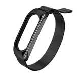 Metalowa Bransoleta do Mi Band 3 / 4 / 5 / 6 / 7 czarny
