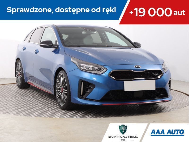 Kia ProCeed GT 1.6 T-GDI, Salon Polska, Serwis ASO, Automat, Skóra, Klimatronic,