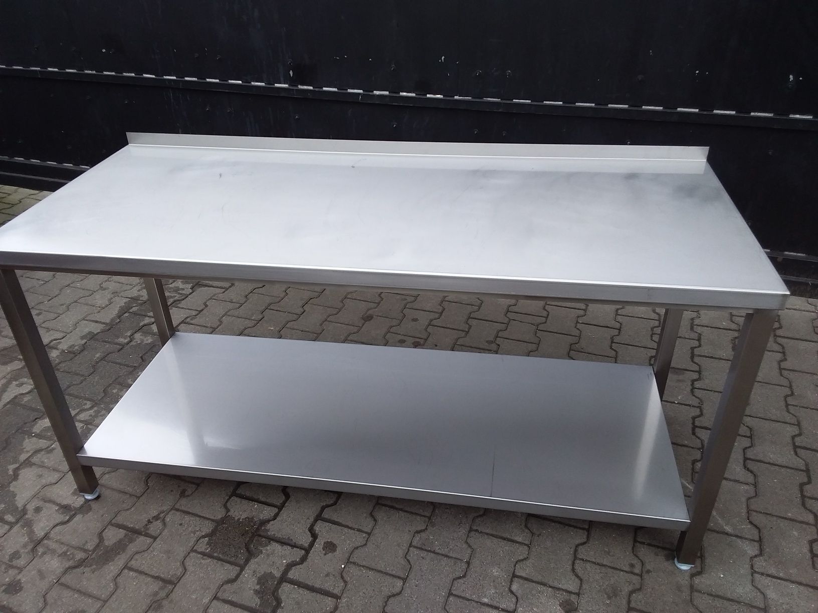 Stół gastronomiczny 70x160cm nierdzewny solidny spawany gruby wysyłka