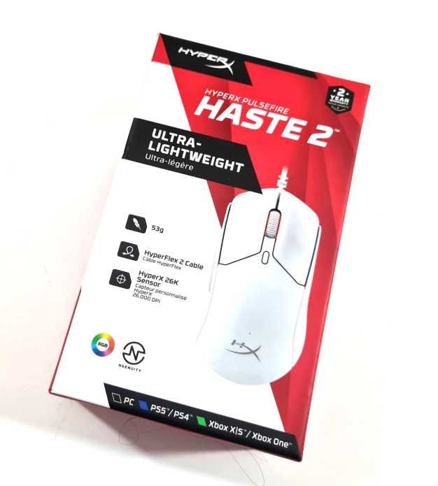 Myszka przewodowa HyperX Pulsefire Haste 2 SENSOR OPTYCZNY