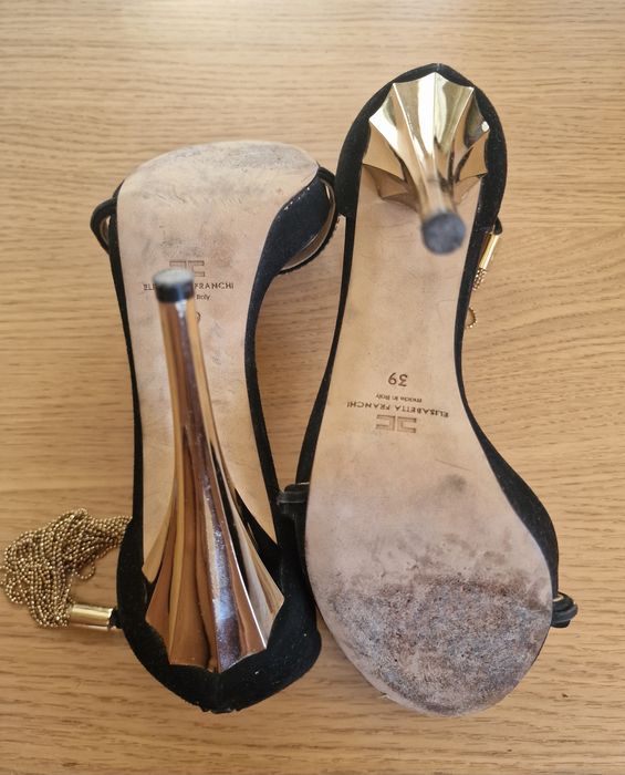 Sapatos altos/sandalia Elisabetta Franchi  tam 39