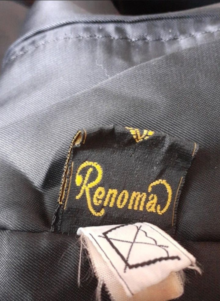 Męska kurtka z naturalnej skóry z odpinaną podpinką firmy Renoma