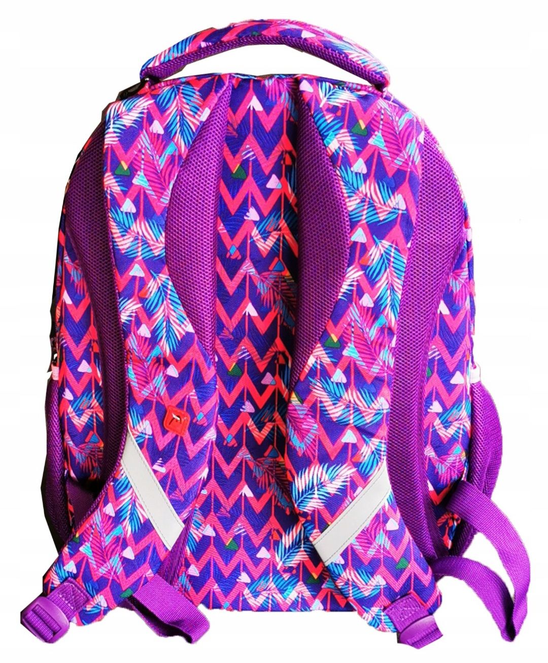 Plecak szkolny wielokomorowy Astra Head Wielokolorowy geometry pink