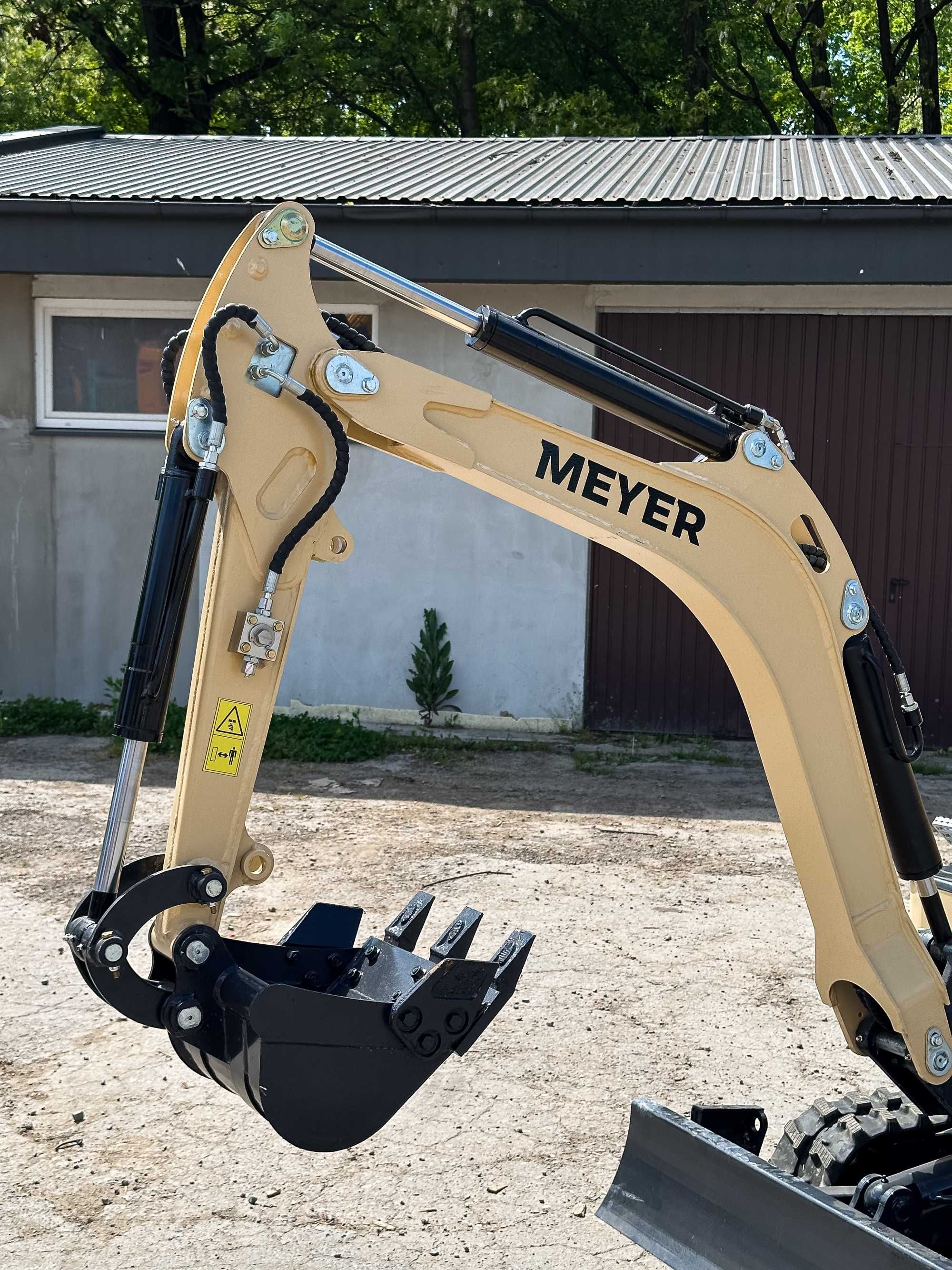 Minikoparka Meyer EX12 - silnik YANMAR, pompa PARKER jak JCB CAT