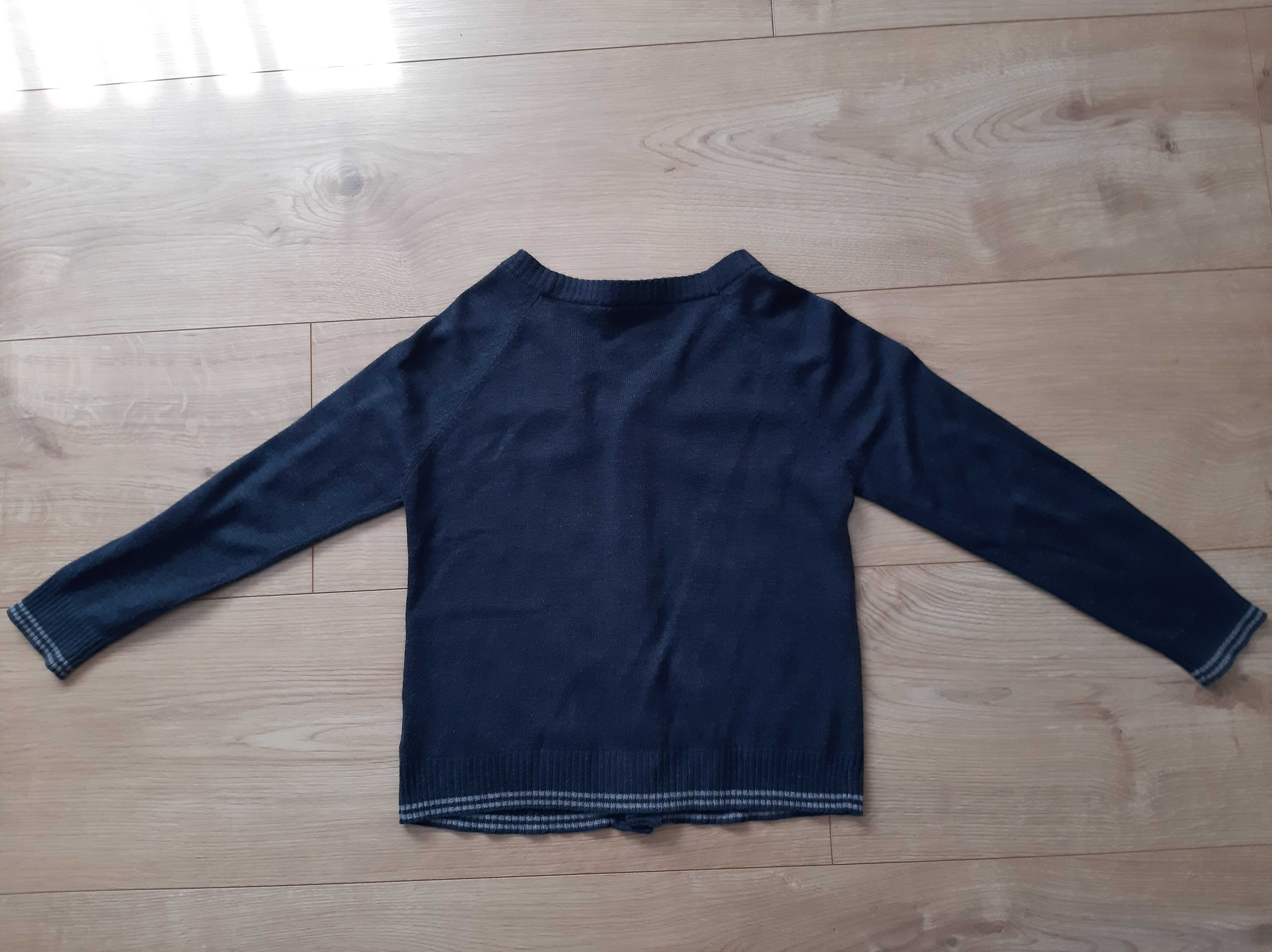 Sweter rozpinany rozm 122