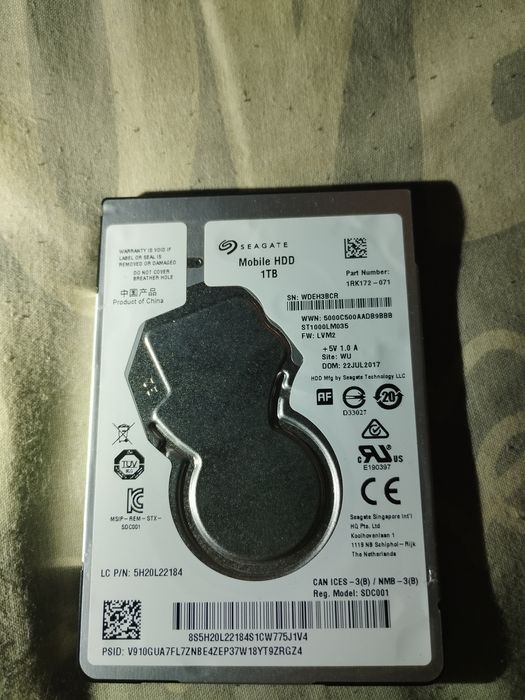 Срочно продам Жорсткий диск на 1Tb