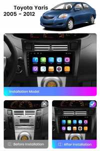 Radio Samochodowe Android 10 Toyota yaris 2 Gps Wfi Pl.2/32G.