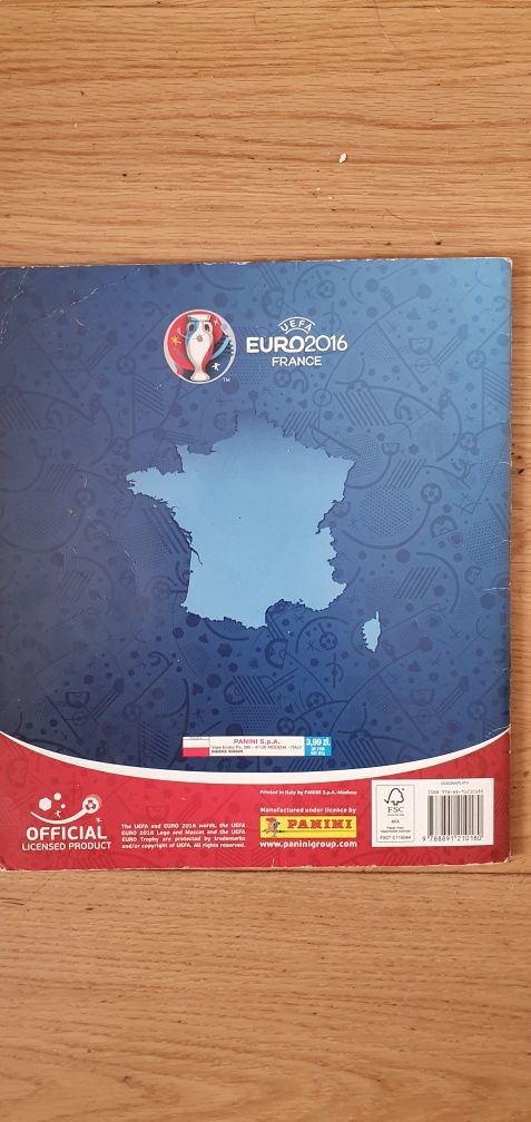 Album Panini UEFA Euro 2016 France.