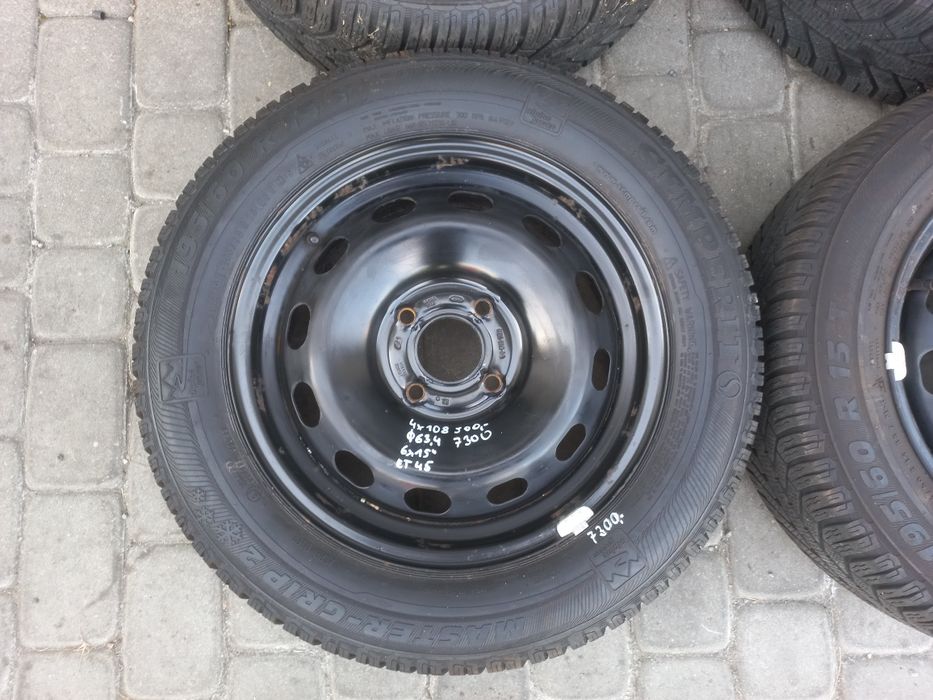 Koła zimowe 15" 4x108 do Ford