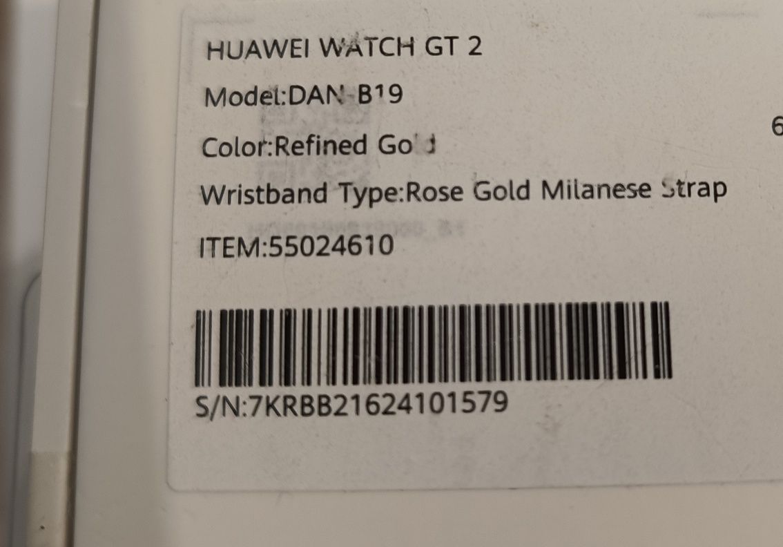 Smartwatch Huawei watch gt2
