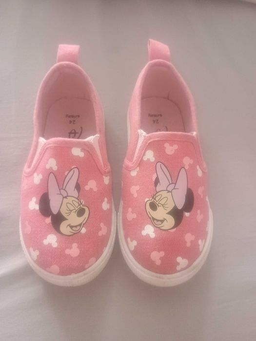 Buty kapcie dziewczęce myszka minni