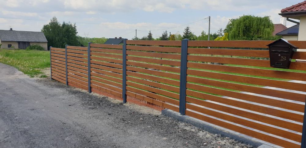 Ogrodzenie PALISADOWE - przęsła, bramy, furtki, automatyka