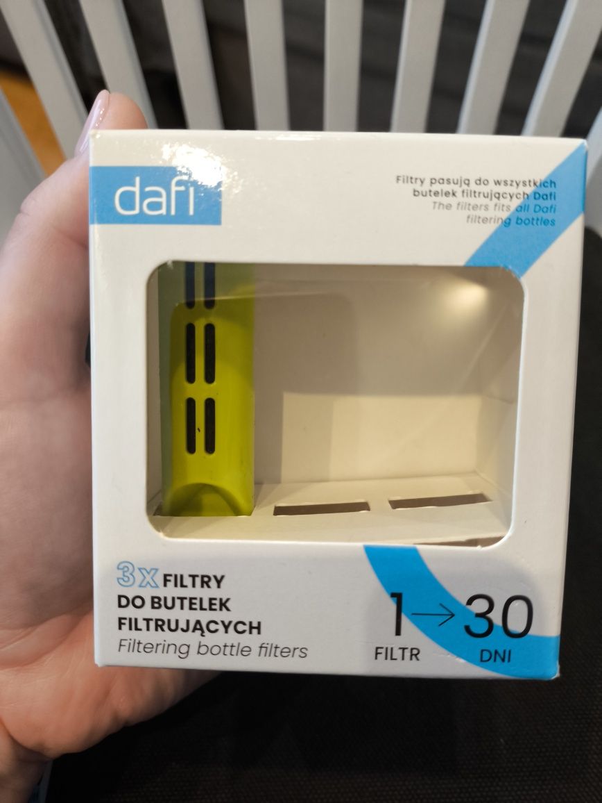 Zestaw 3 filtry Dafi do butelek filtrujących