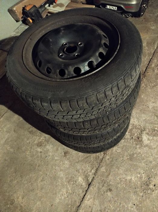 Koła 4x100 zimowe Continental 175/ 65/15 Fiat Grande Punto Corsa