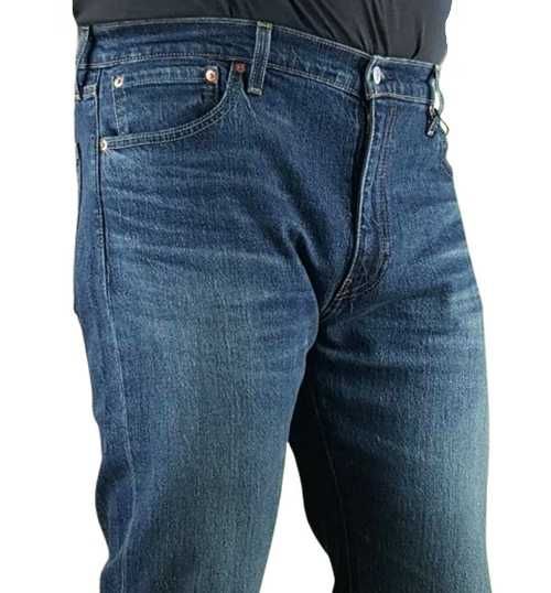 Męskie jeansy Levi's 527 Slim Bootcut ciemne nowe Levisy oryg. W38/L34