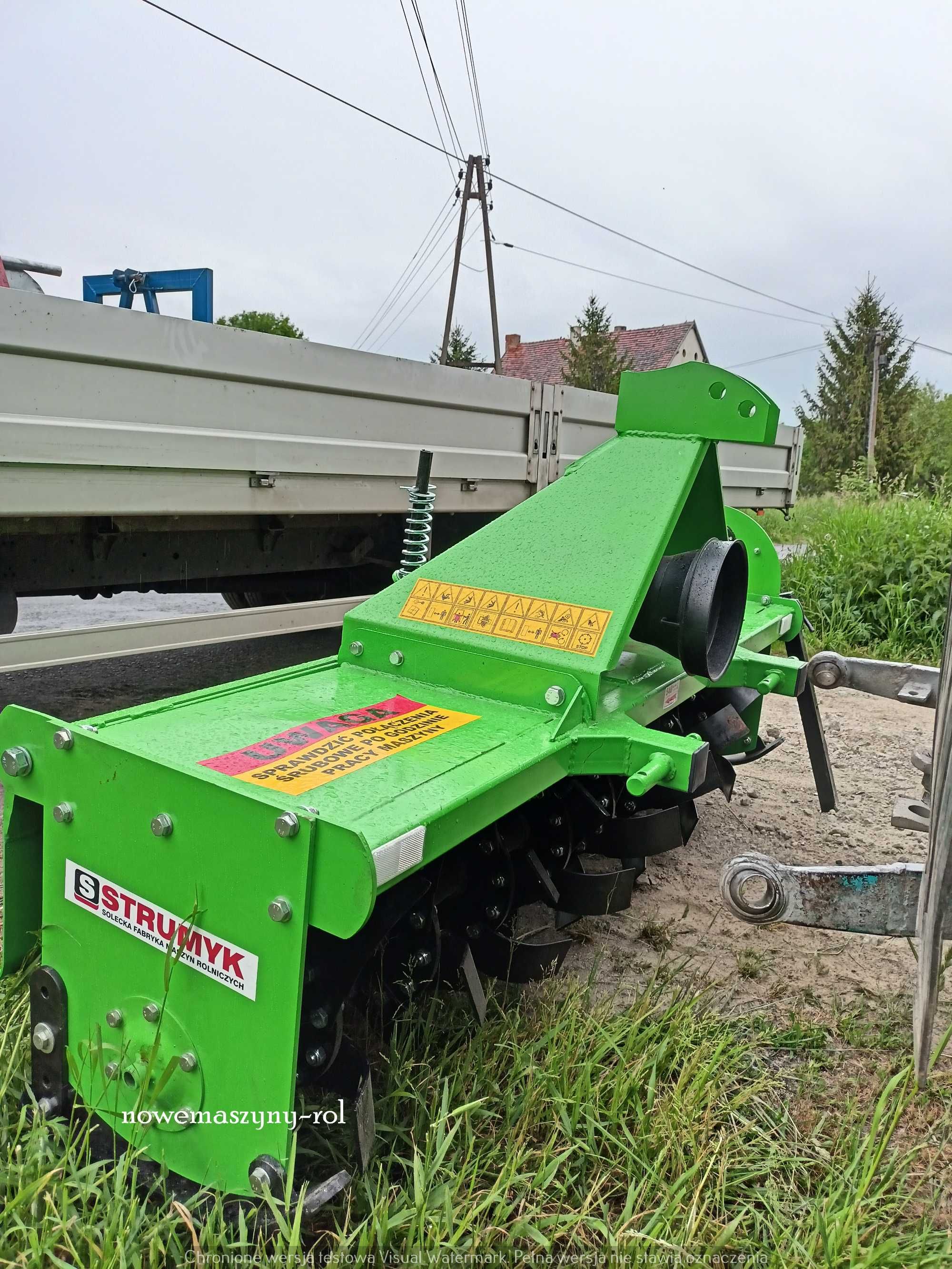 ogrodowa Gryza Strumyk solidna glebogryzarka transport