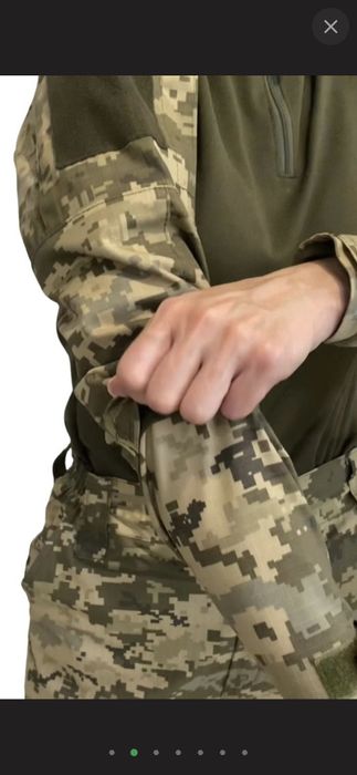 Жіноча бойова тактична сорочка Убакс L. M піксель