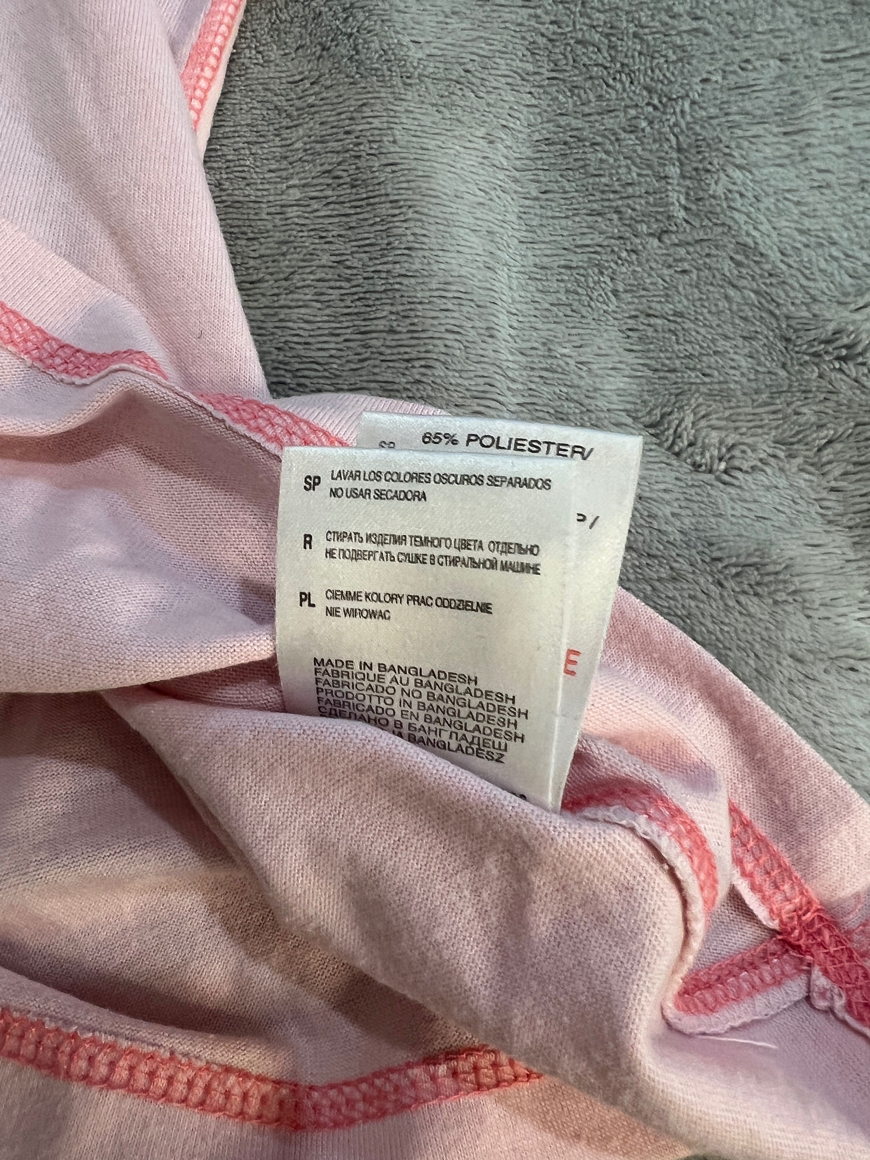 T-shirt / koszulka / bluzka z krótkim rękawem różowa - Reebok