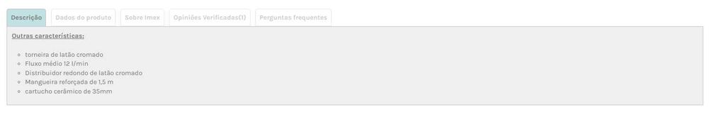 Coluna De Duche - Nova com embalagem