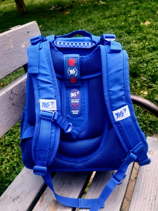 Шкільний каркасний рюкзак YES H-25 «Formula Race» 15 л (556185