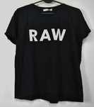 Mango t-shirt czarny dziurki S