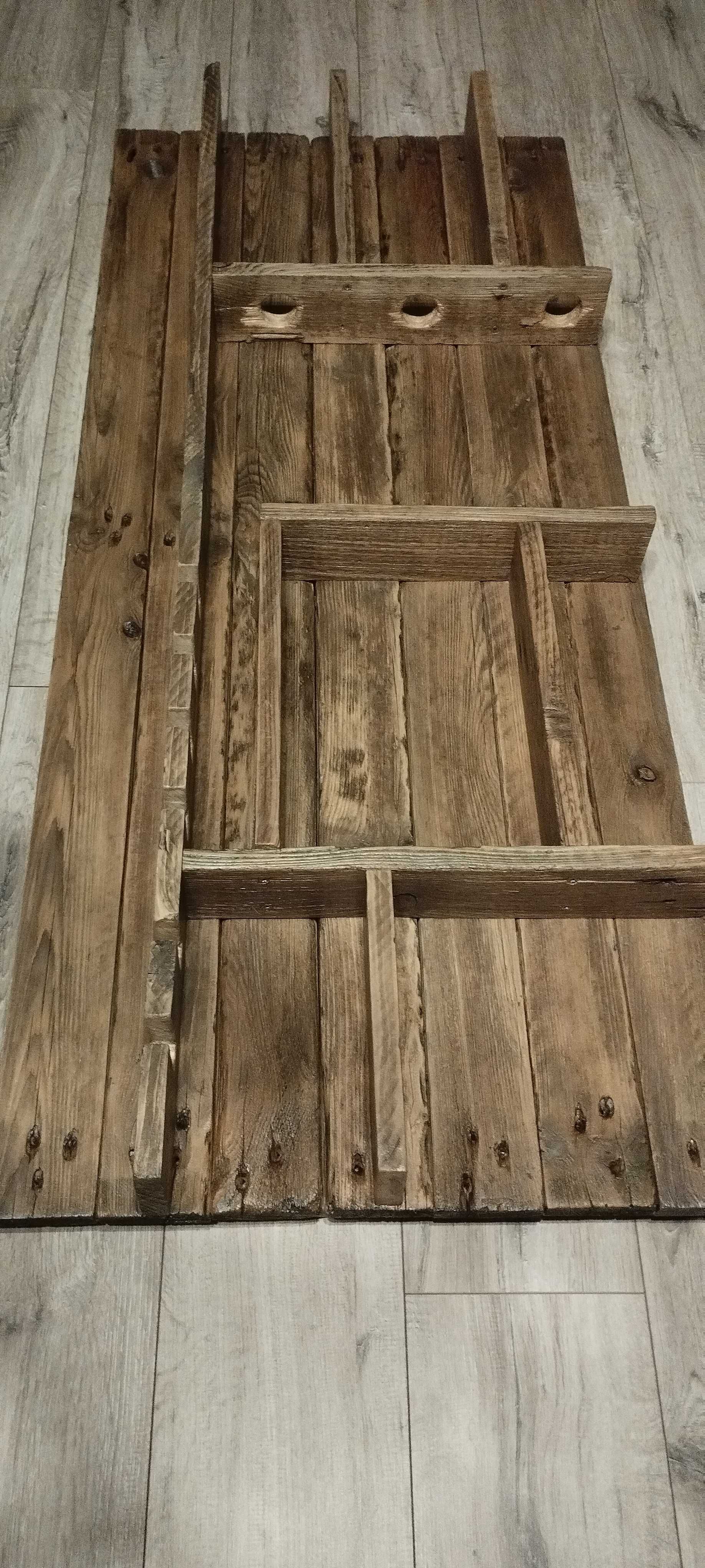Barek industrialny loft stare drewno
