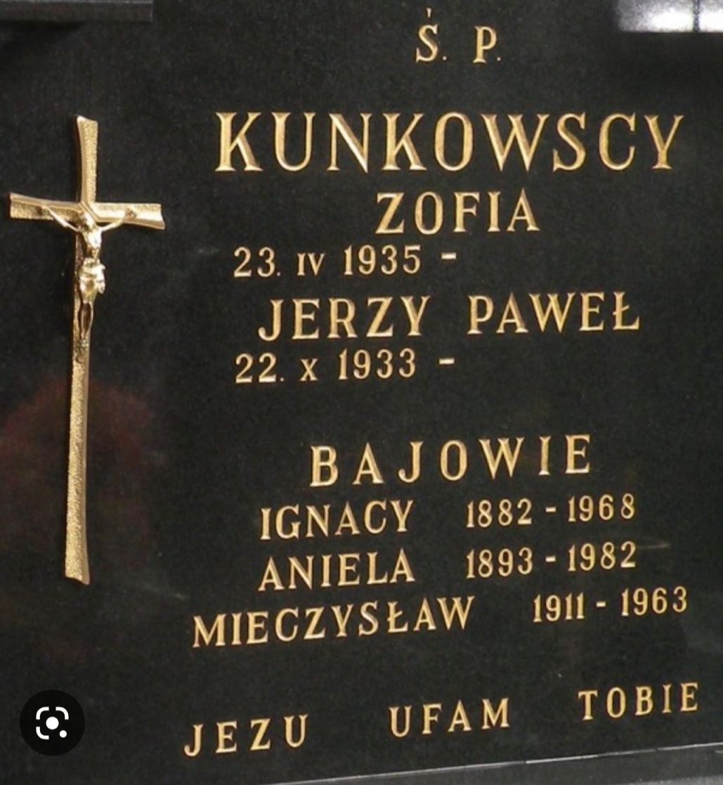 Litery pozłacanie