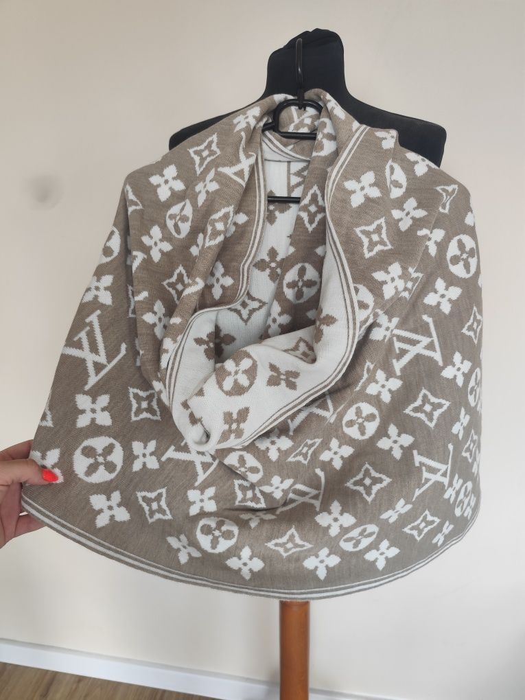 Szal szalik LV Louis Vuitton nowy bawełna mega jakość