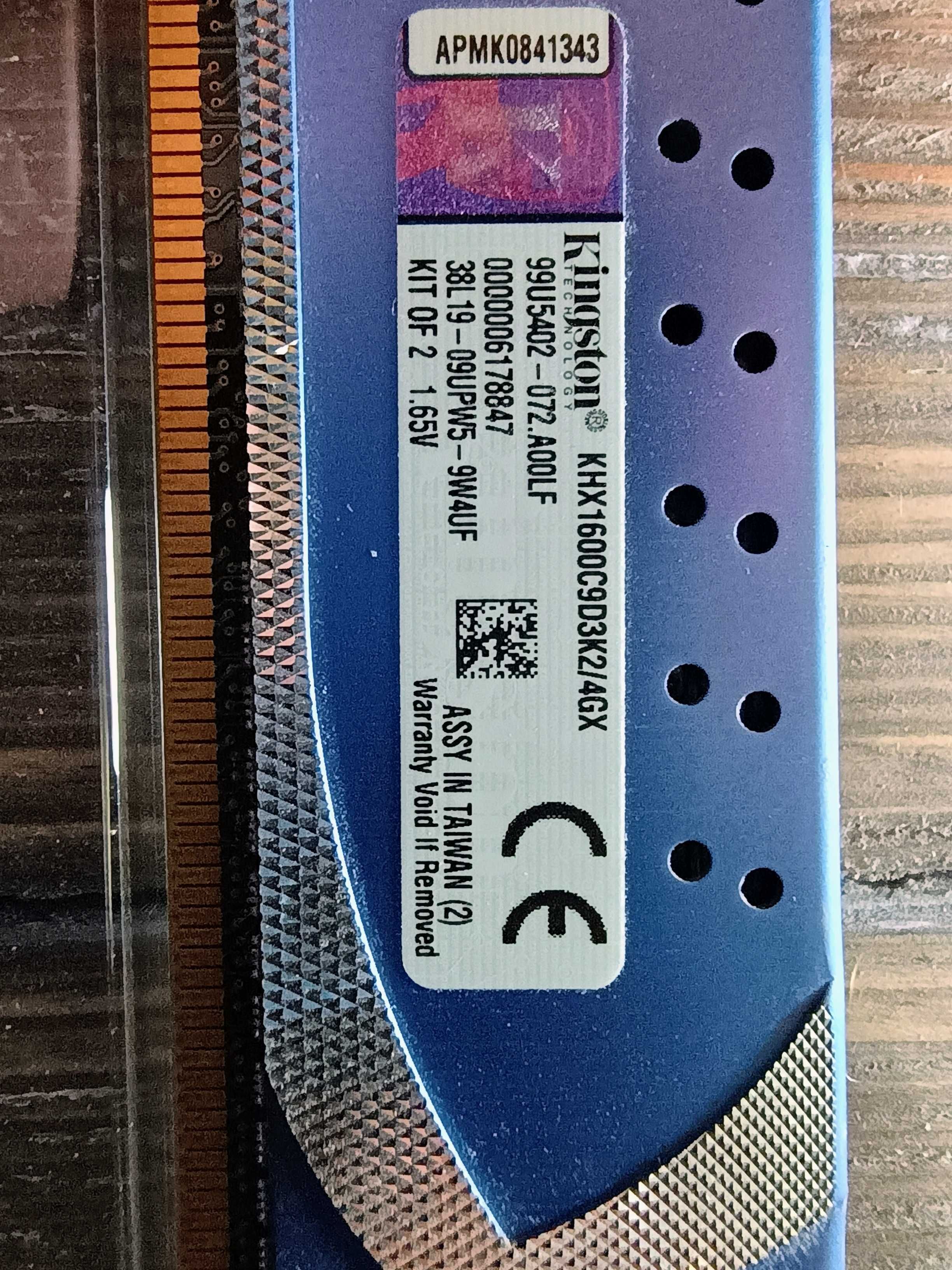 Оперативная память Kingston Genesis DDR3 4GB Kit (KHX1600C9D3K2/4GX)