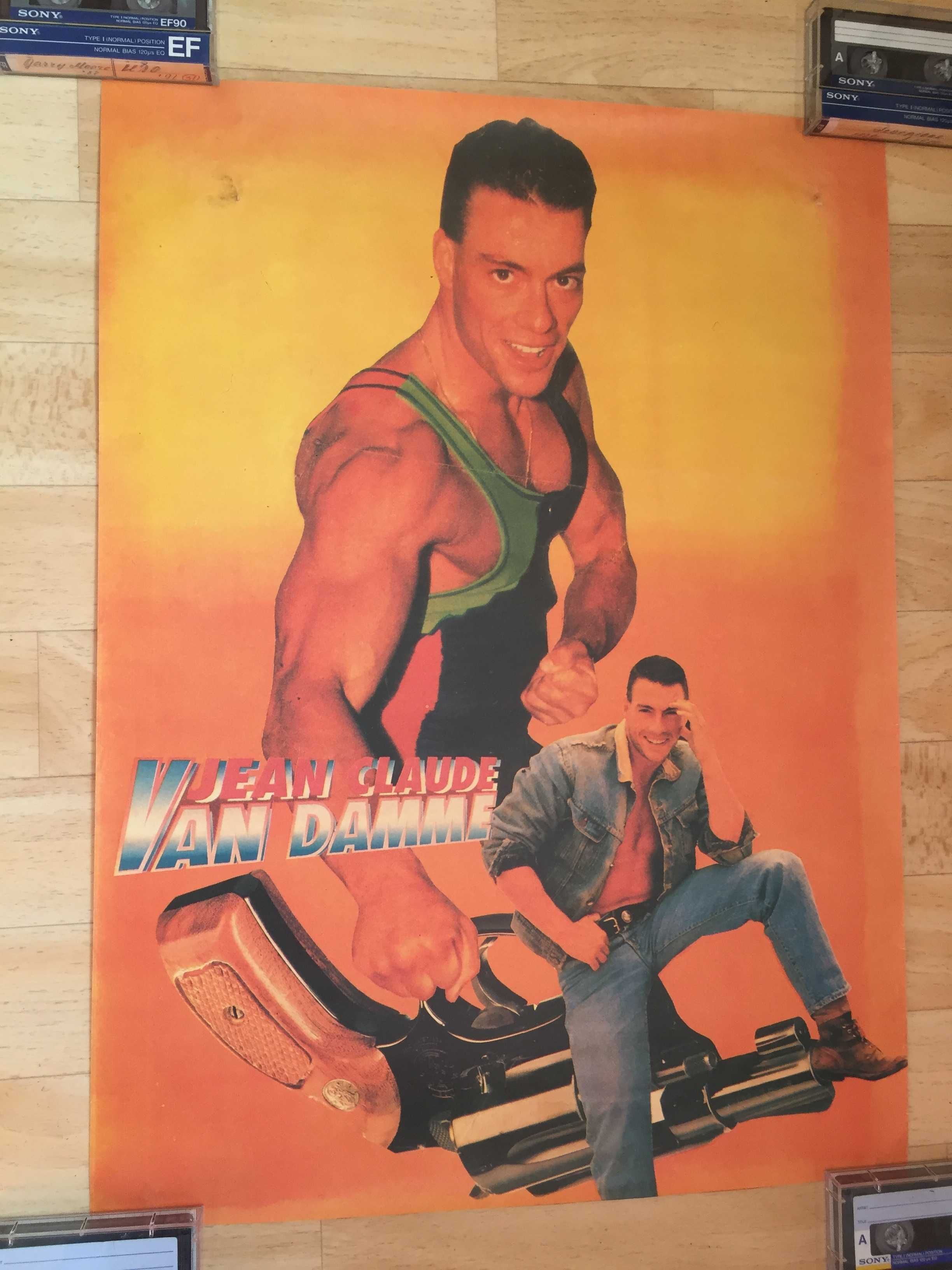 Плакаты 90-х годов с героями боевиков