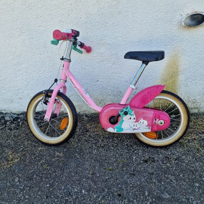 Bicicleta menina cor de rosa