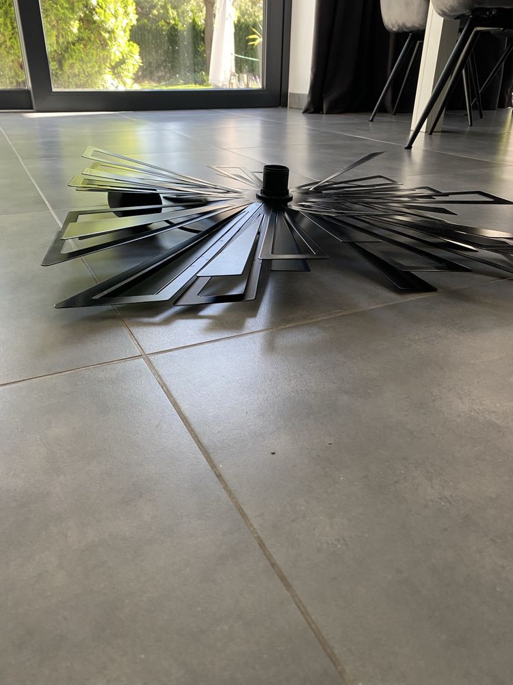 zyrandol lampa sufitowa czarna lampa wiszaca