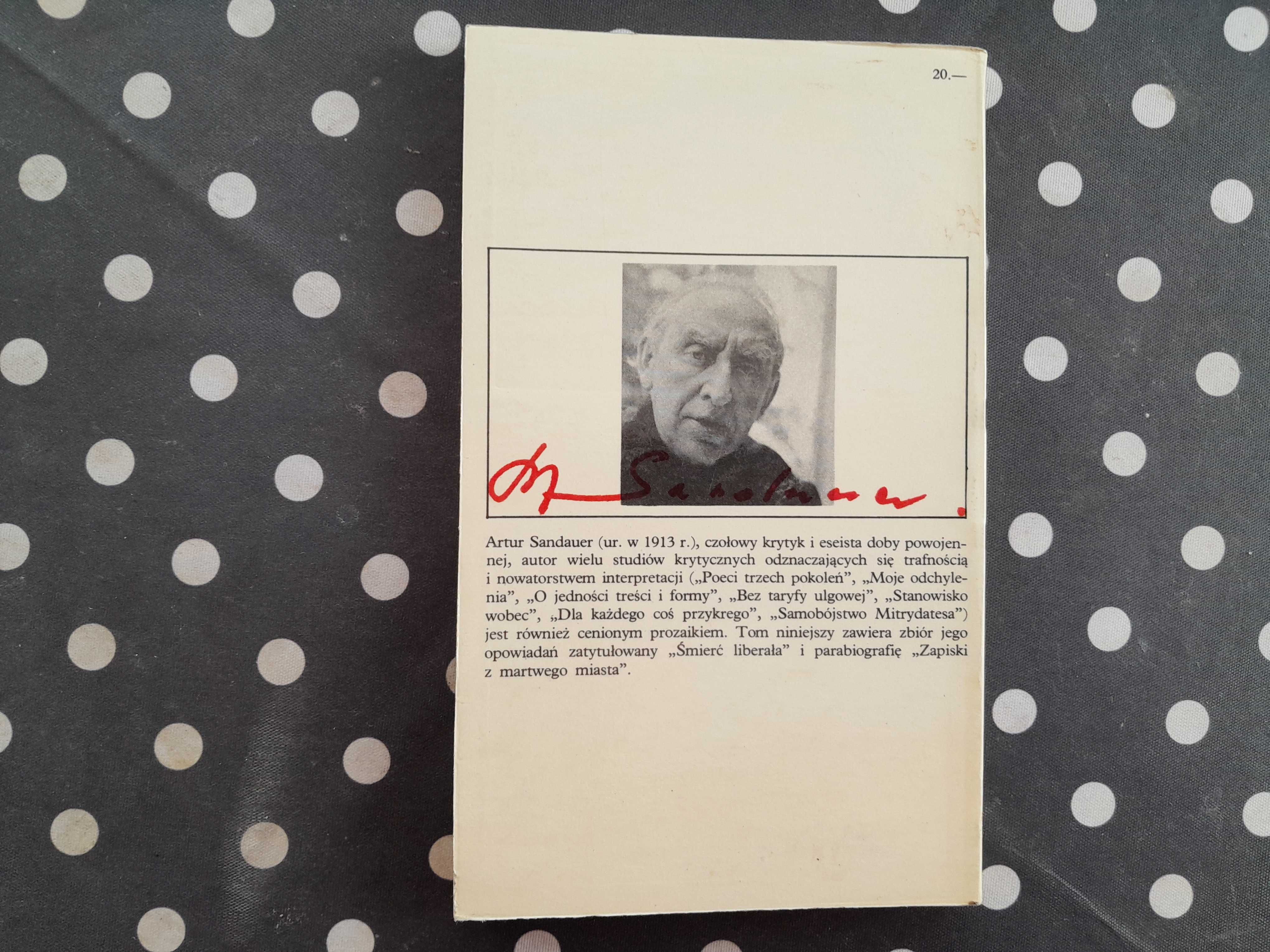 Proza Artur Sandauer