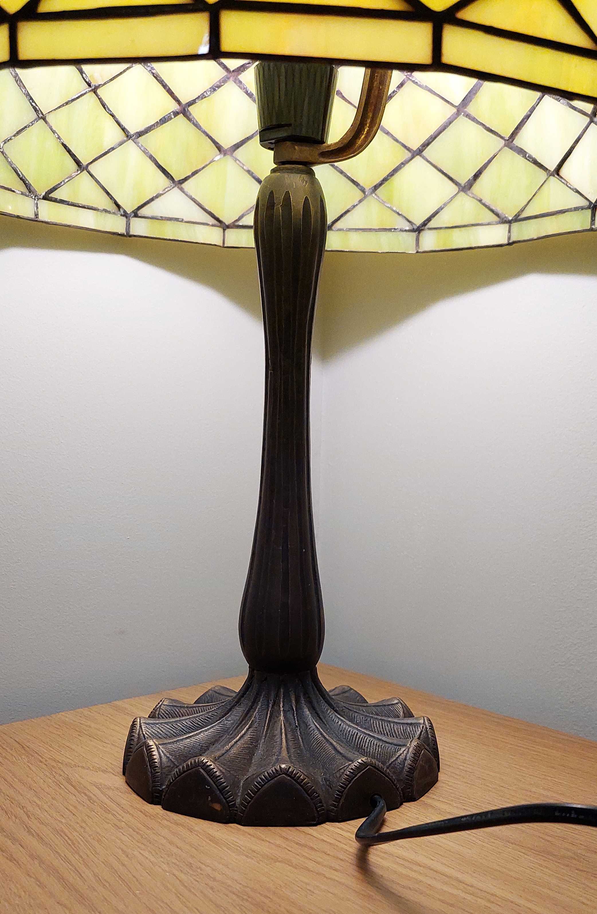 Lampa witrażowa, lampa nocna, lampa gabinetowa