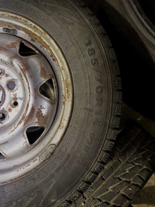 Колеса в зборі р14 Шини зима Nokian Nordman RS2 185/70 r14