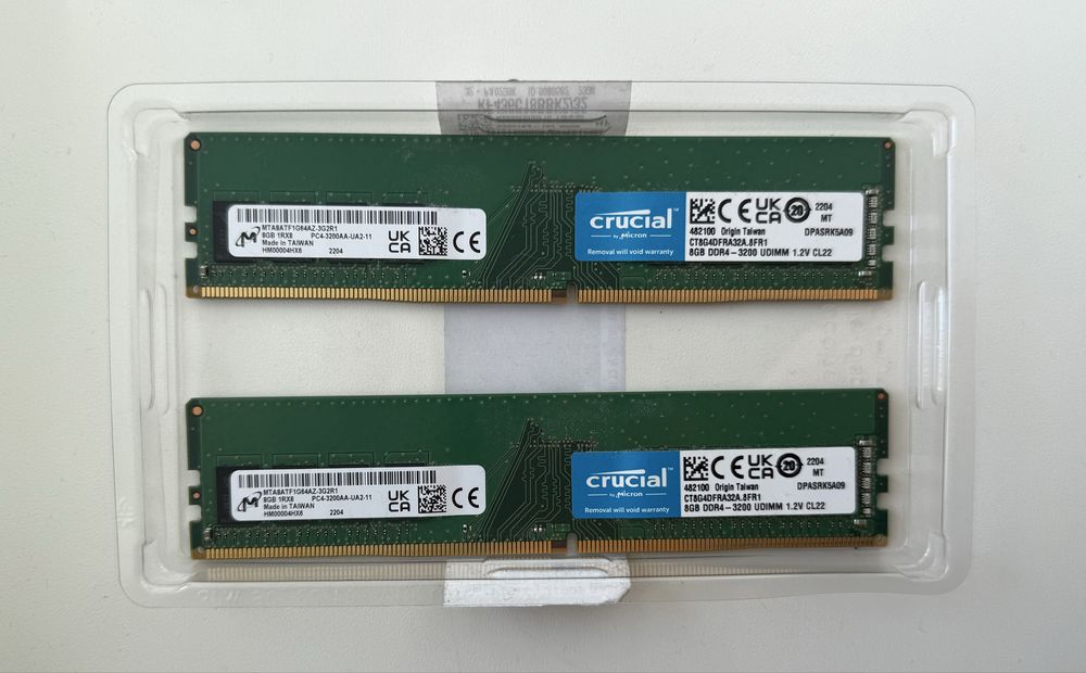 Crucial DDR4 16GB (2x8GB) 3200MHz