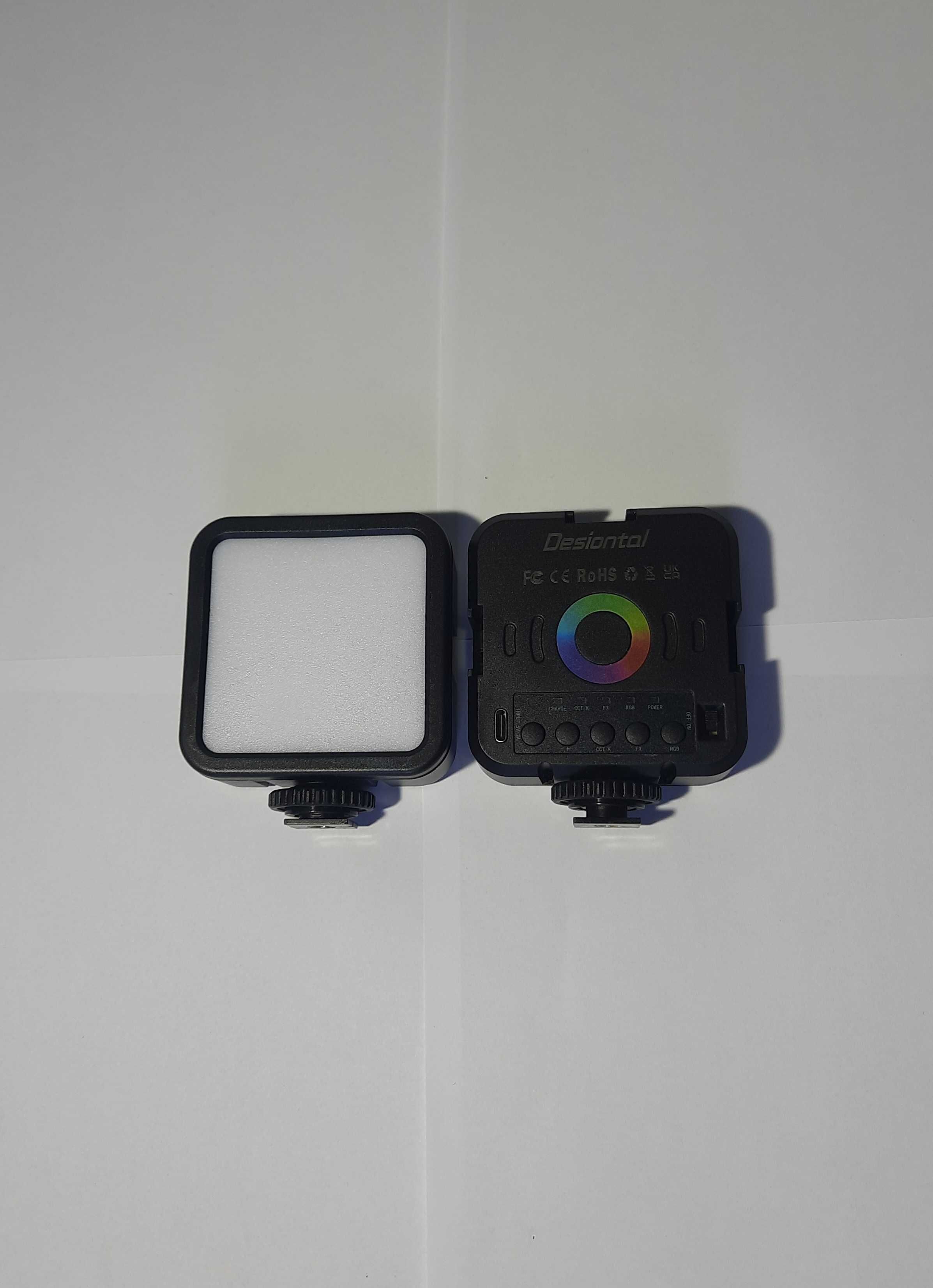 Mini RGB LED Lampka Fotograficzna, Bateria 1200mAh