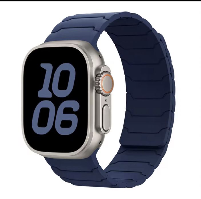 Магнитный ремешок и защитный корпус Apple Watch 10 46 mm