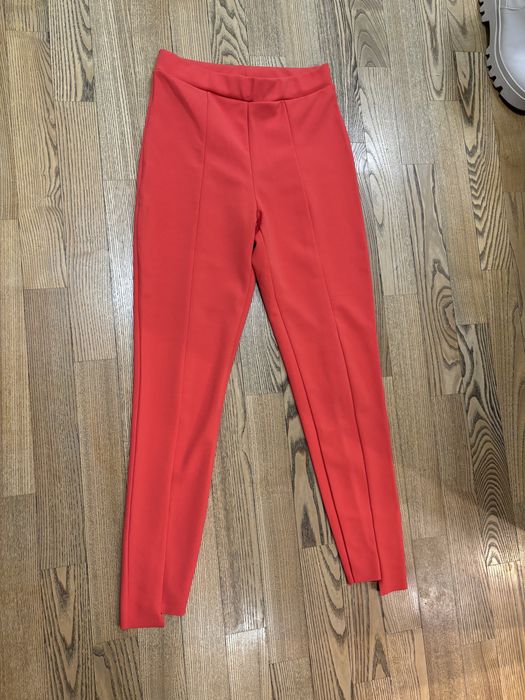 Eleganckie nowe koralowe spodnie Missguided 36 S na komunię chrzest