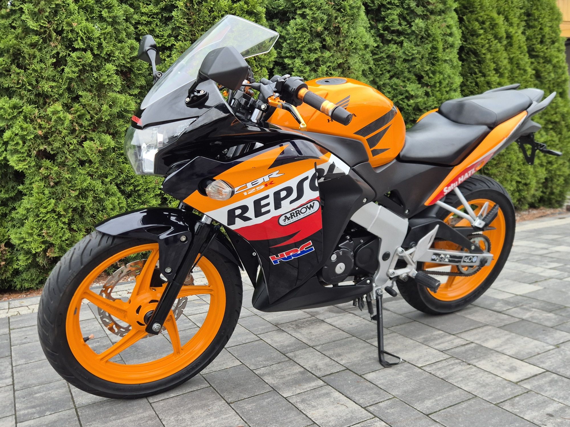 Honda CBR 125 R  Sportowy Wydech Kat B a1