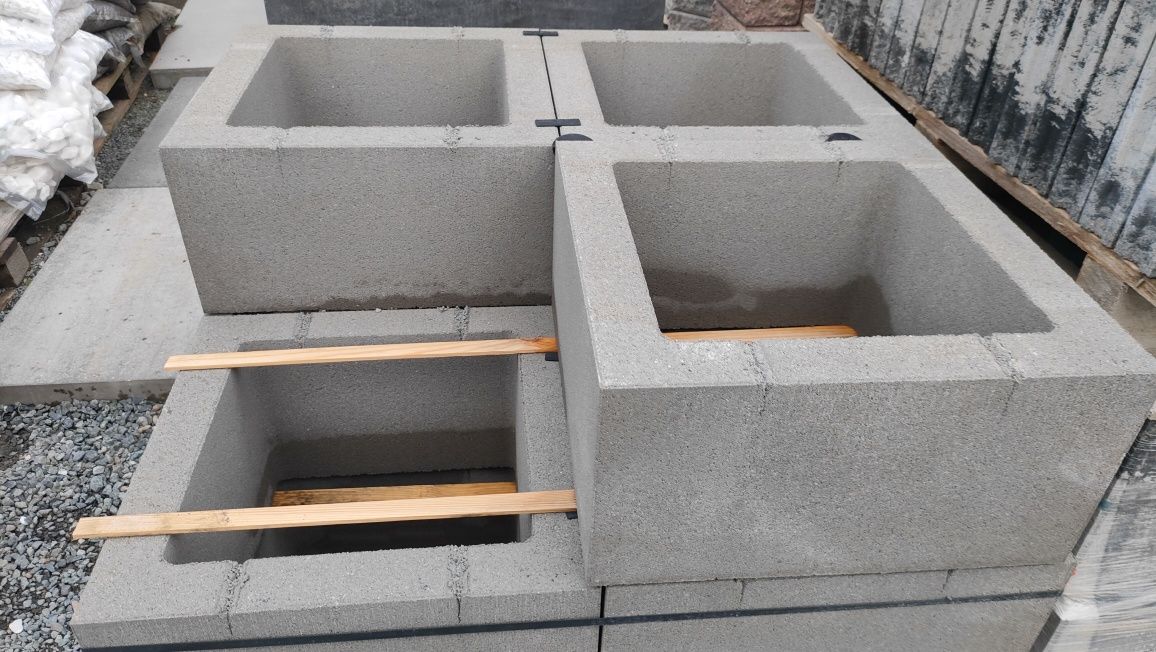 Donica 48x48x25 doniczka kwietnik gazony Gazon betonowy