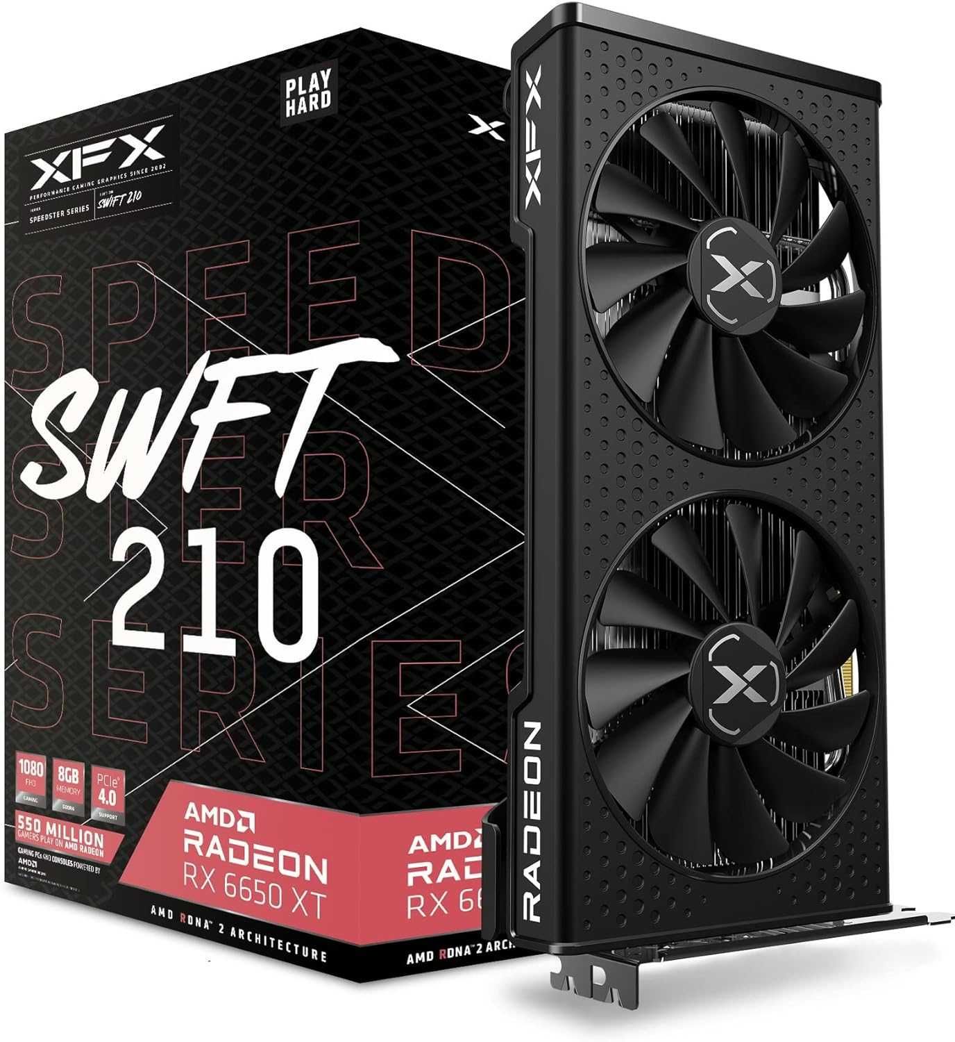 Karta Graficzna XFX SWFT210 RADEON RX 6650 XT CORE Gaming, NOWA