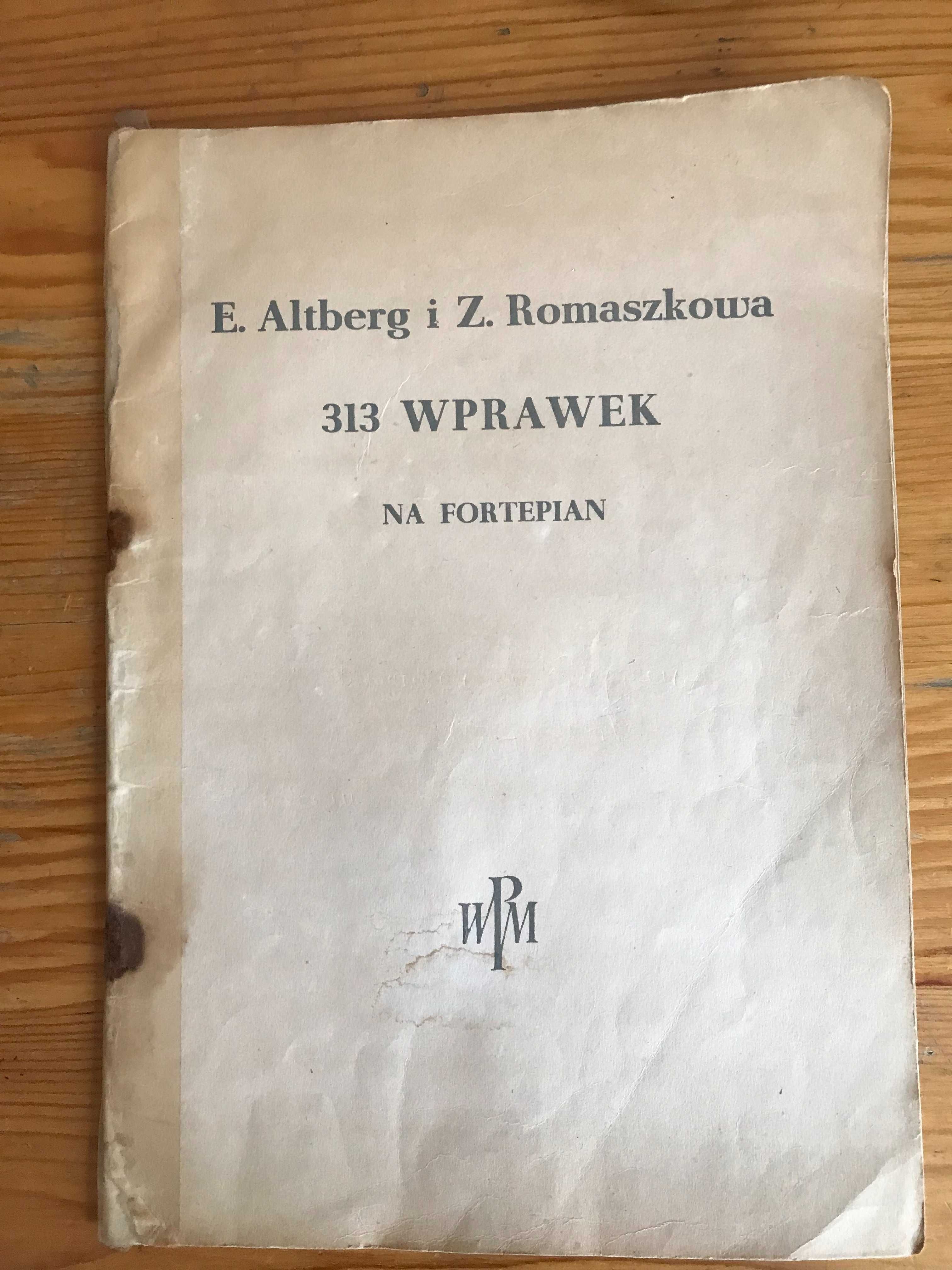 313 wprawek na fortepian - E. Altberg i Z. Romaszkowa
