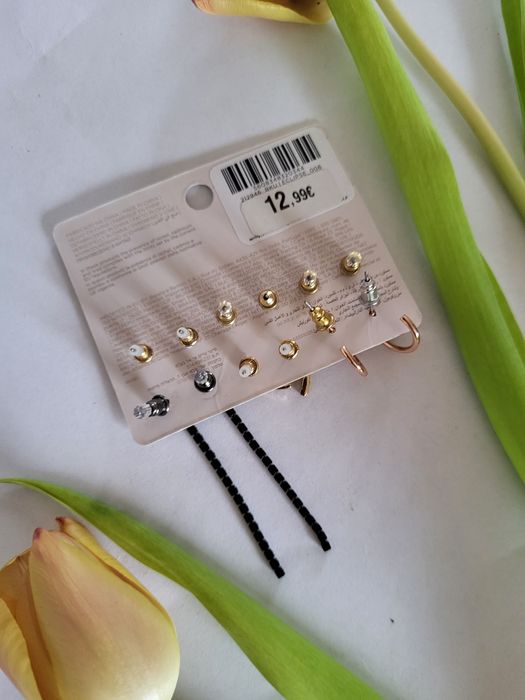 Zestaw kolczyków Parfois 6 par sztyft