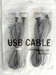 kabel USB z końcówką typu C szybkie ładowanie nylonowy 2 metry zestaw