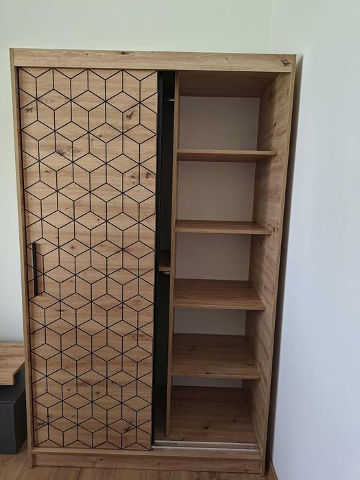 Szafa z lustrem dąb artisan