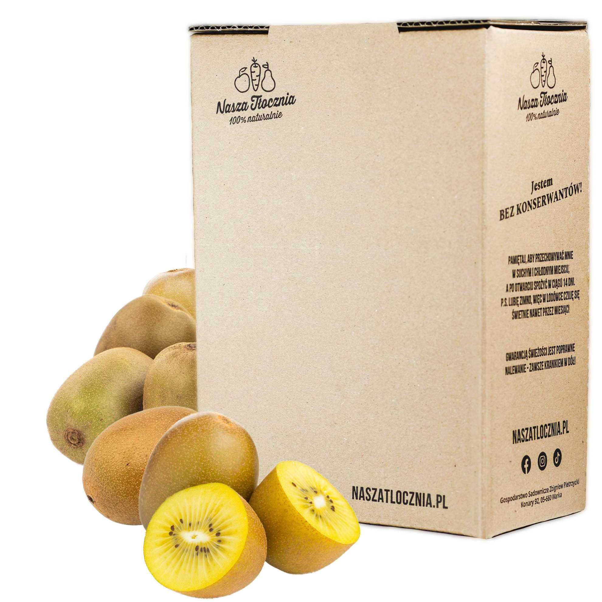 Sok Tłoczony 100% KIWI ZŁOTE ( kiwi gold )NFC Nasza Tłocznia 3L