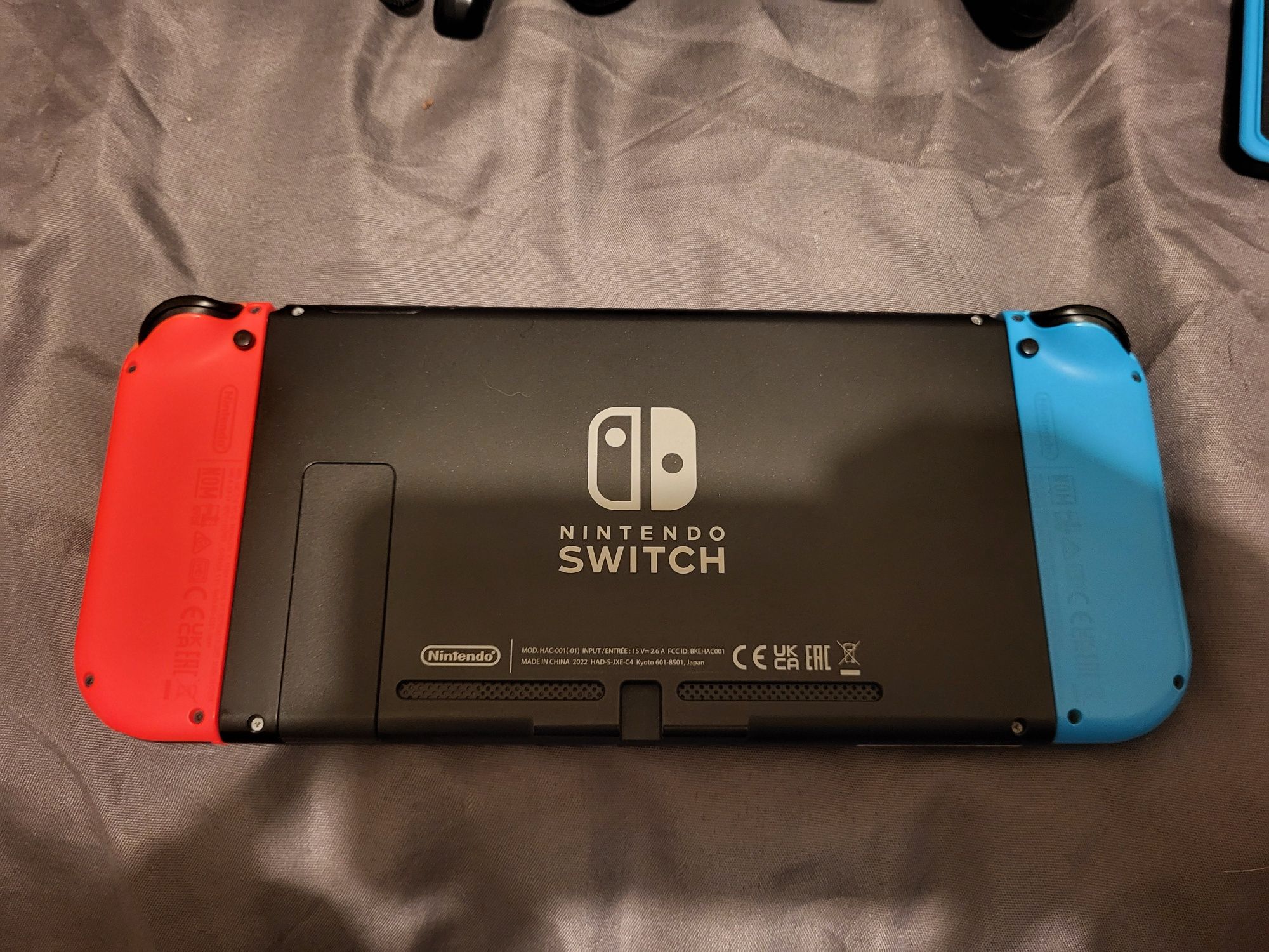 Nintendo Switch com acessórios
