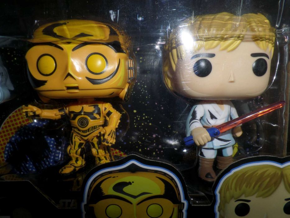 4 фігурки в стилі ретро-коміксу "Зоряні війни", "Star Wars" Funko Pop!
